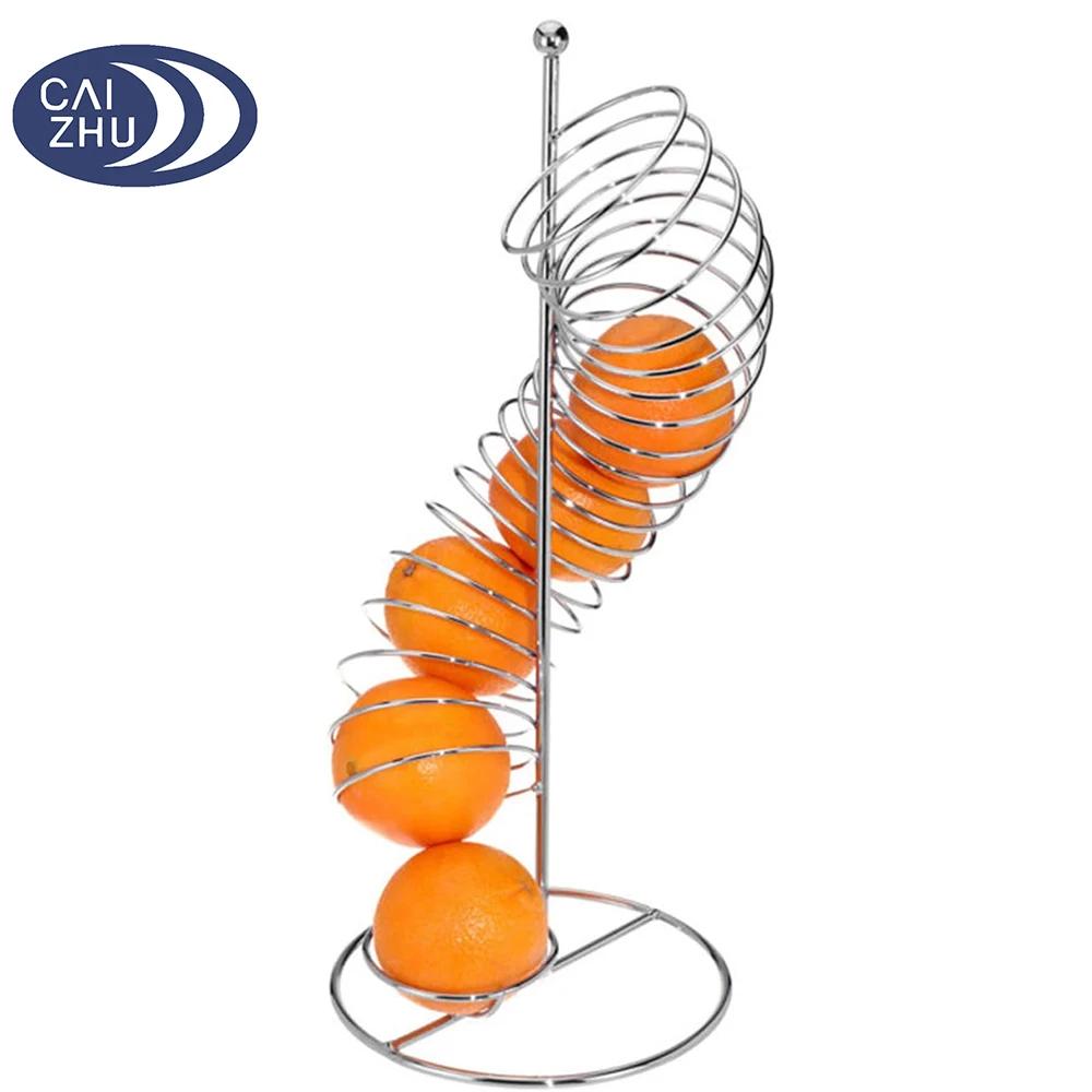 Wholesale New Style Handicraft Metal Fruit Basket Rack Storage Holders Iron Apple/Orange Vegetable Egg Display Packed Cartons