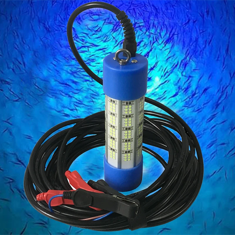 Best price led underwater fishing light 100W lure green  marine torpedo fishing light