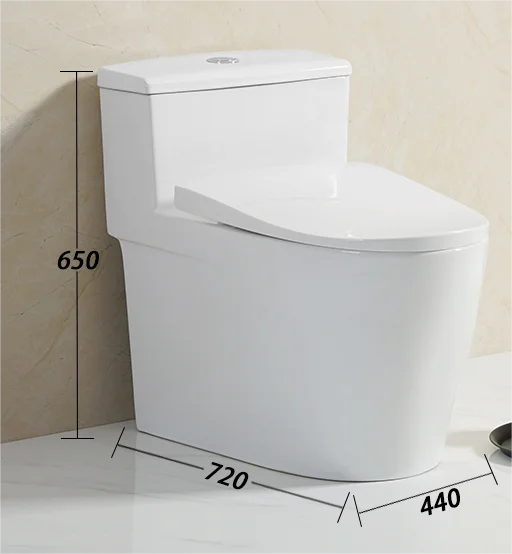 bathroom household ordinary toilet seat connected siphon small household deodorant full series toilet bowl one piece wc toilet