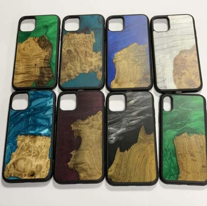 Wood Resin Phone Case For iPhone 11 Pro Max
