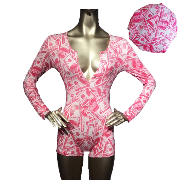 
2021 Wholesale women adult onesie pajama sleepwear money rugrats polyester backwood designer cookie monster adult onesie 