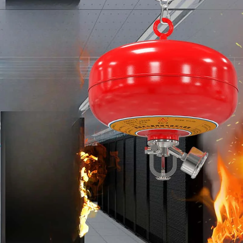 Sevofluoropropane hanging fire extinguisher automatic fire extinguishing device
