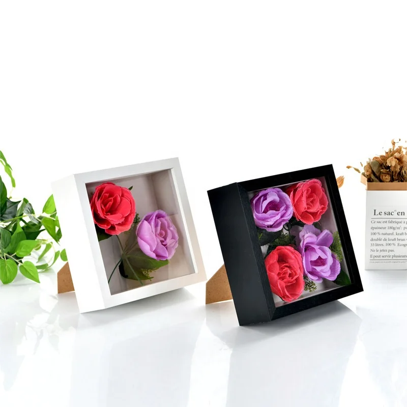 Customized 4x6 5x7 6x8 8x10 inch Wall Hanging Tabletop Wooden MDF 9cm Deep 3D Shadow Box