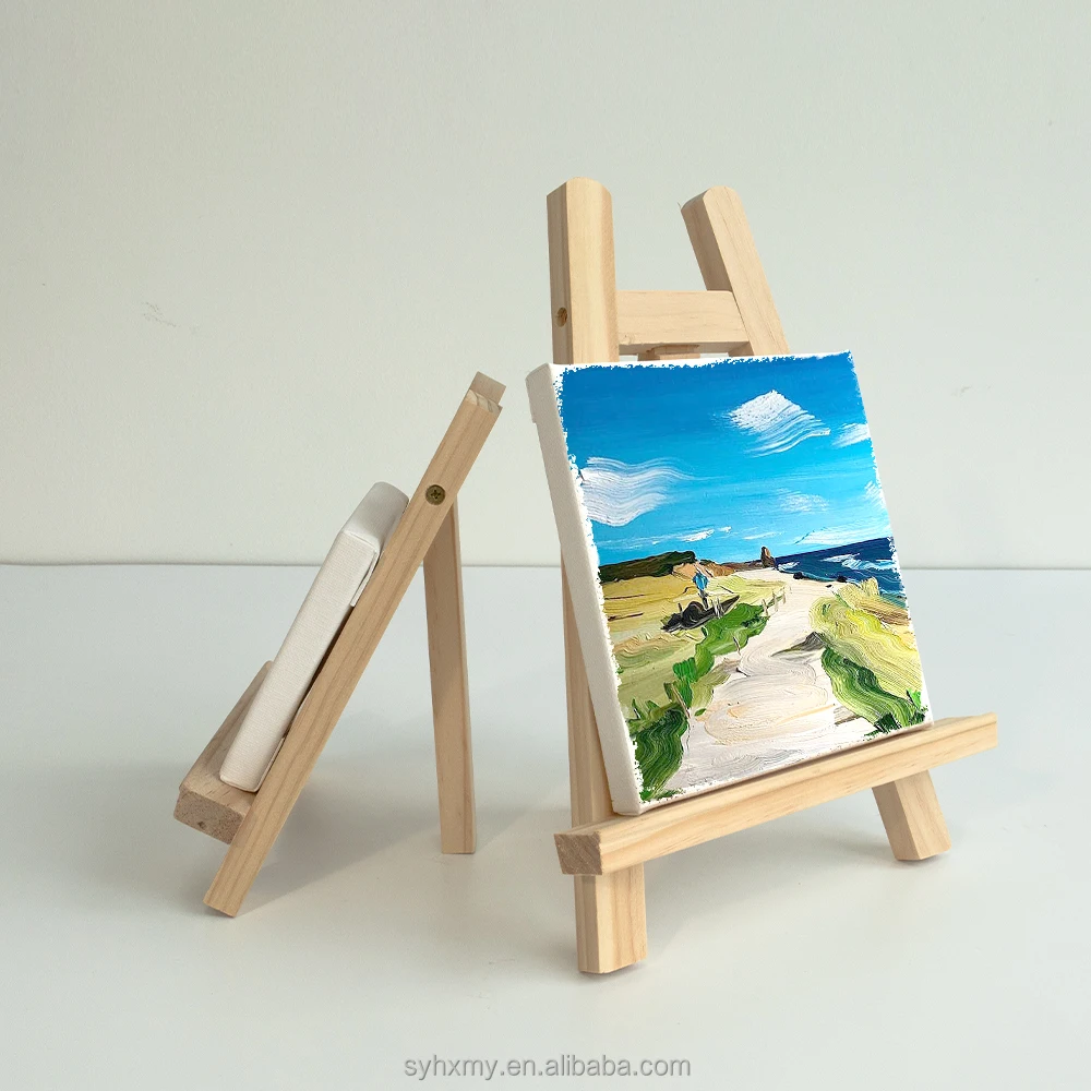 Wooden Tabletop Easel Display Stand Kids Painting Mini Art Easel Adjustable Art Picture Photo Display Easel