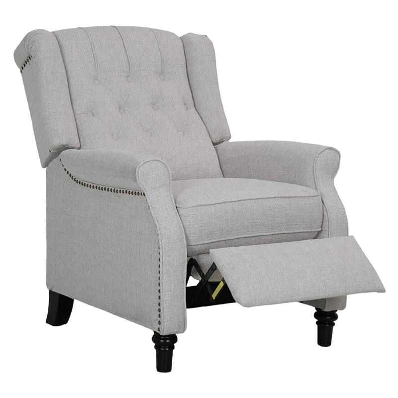 Cheap velvet fabric large loadability manual cinema recliner chair price reclining rest chair