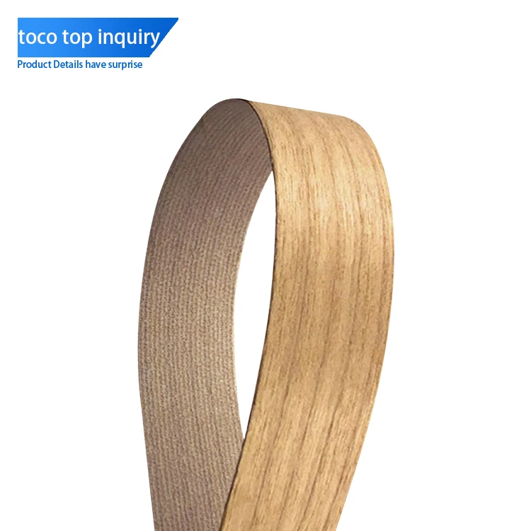 Toco High Gloss Furniture Accessory 5mm Thick Abs Wpc Door Masking Tape Dual Tone Upvc Round Table U Shape Stair Edge Banding