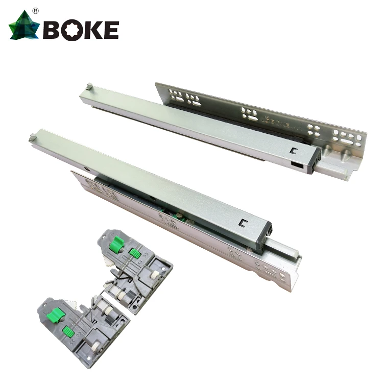 Factory Price Home Office hardware heavy duty undermounted concealed full extension kitchen cabinet drawer runners slides