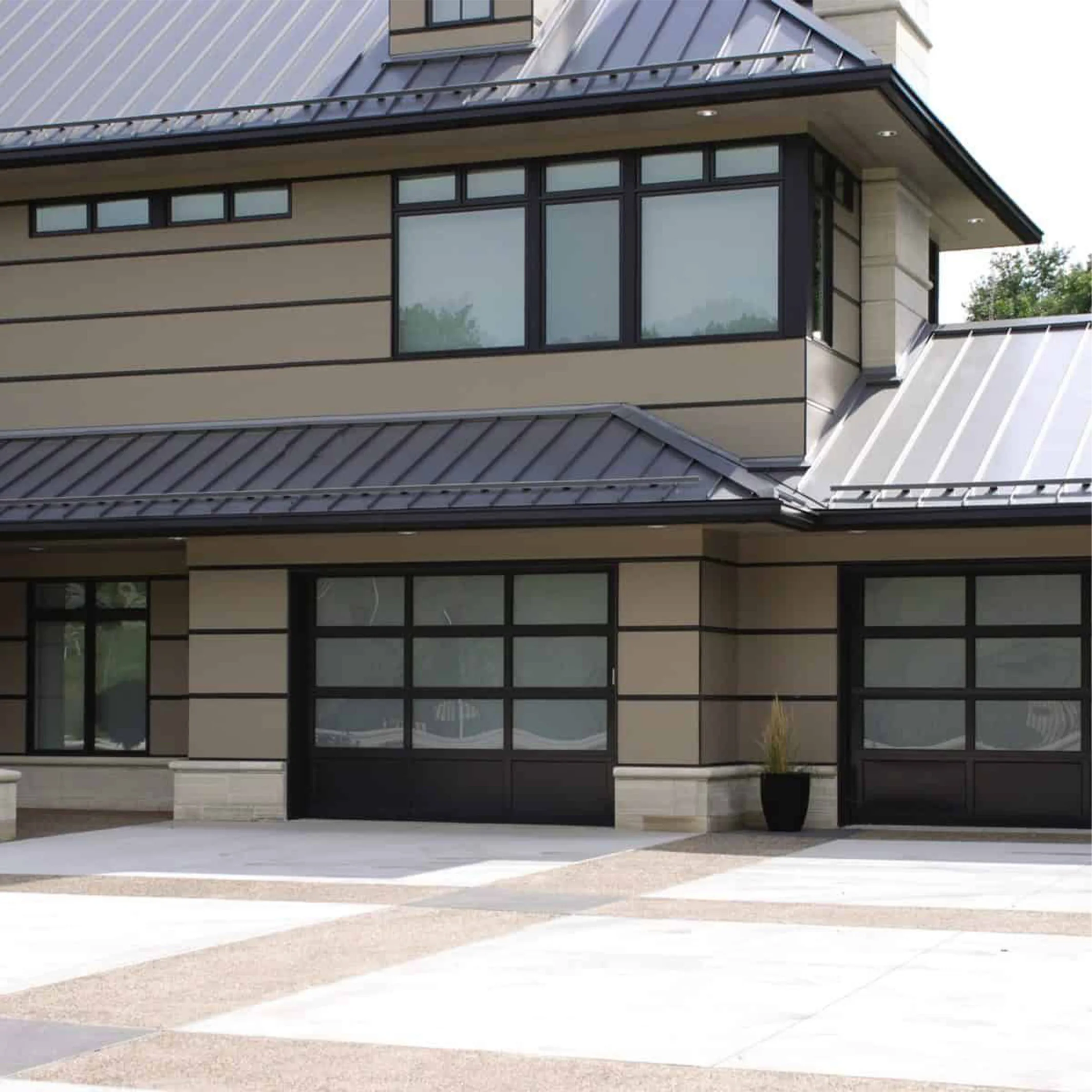 Aumegi Thermal Insulation  Garage Doors Italy Garage Aluminum Sliding Door Modern Automatic Garage Door