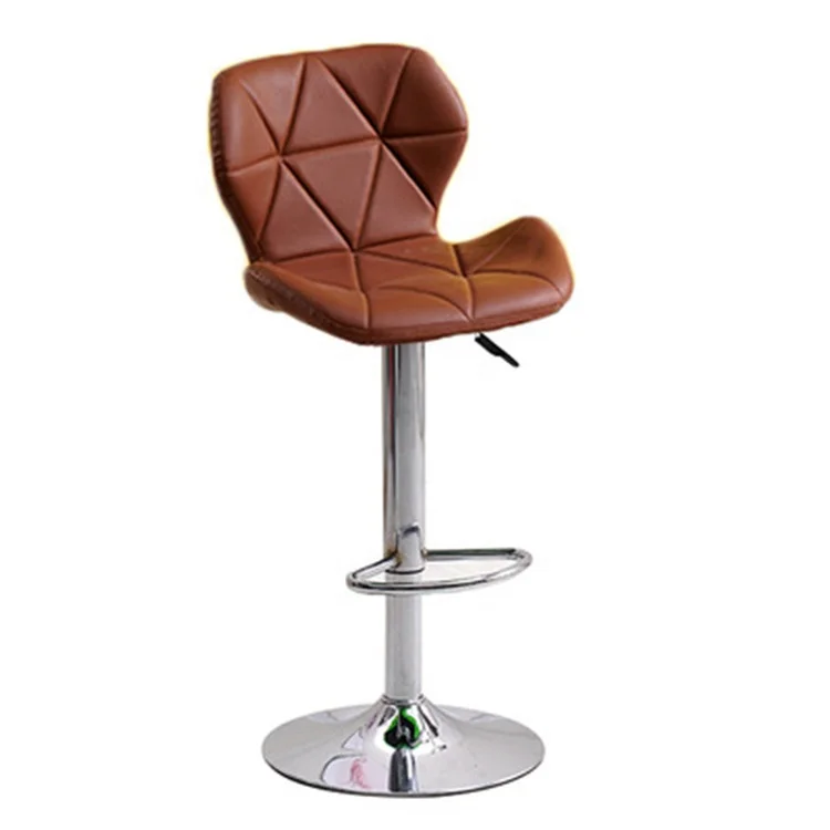 High Quality Cheap Price Adjustable swivel Tall Bar Stools Upholstered PU Leather Seat Bar Stool Chairs
