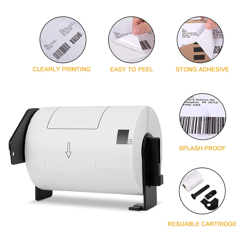 Dymo 4xl совместимые этикетки 4x6 1744907 интернет почтовые для DHL UPS FBA и Amazon
