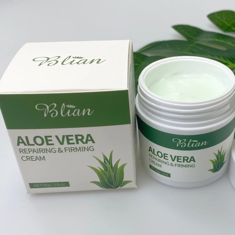 New Trend Private Label Skin Anti Aging Facial Lotion Dark Spot Removing Moisturizer Organic aloe Vera Face Cream
