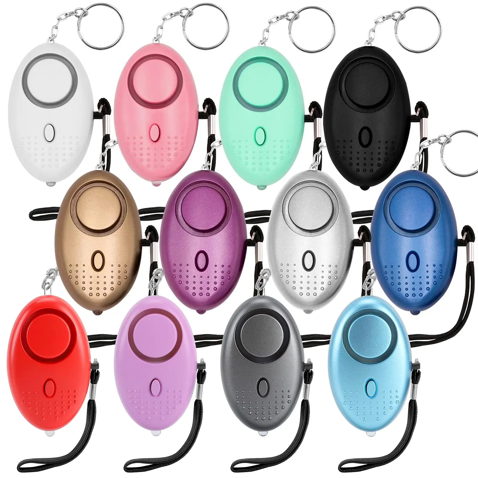 Security personal alarm kit self defense keychain set TKA Emergency Portable Safe Sound Personal Alarm Keychain 140db For Women