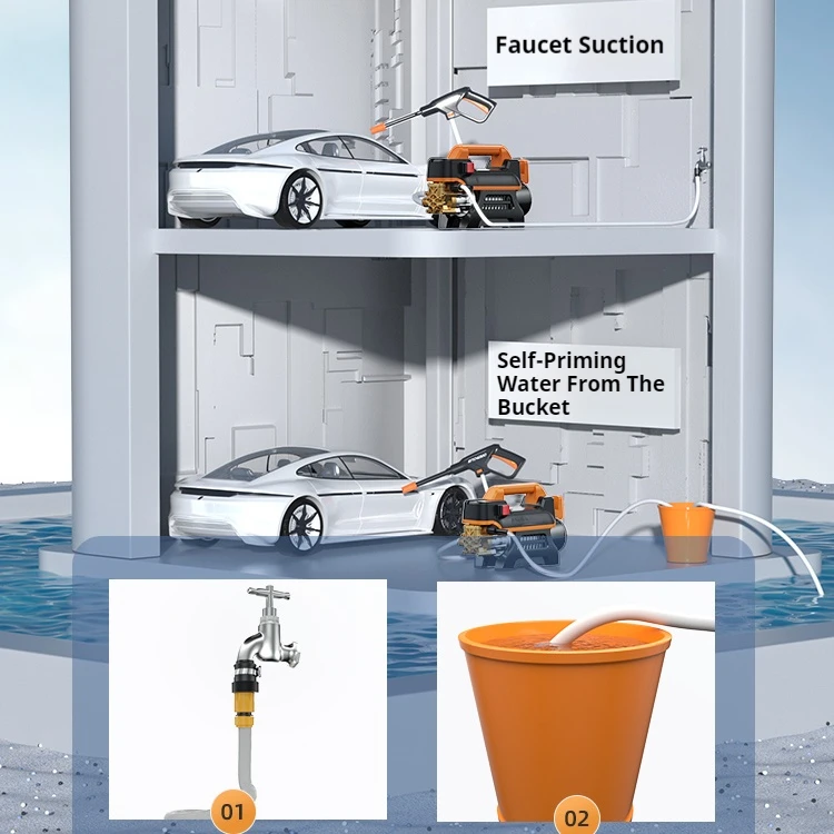 Best Carwash Wash High Pressure Cleaner 200 Bar Diesel Electric Car Washer Portable Machine