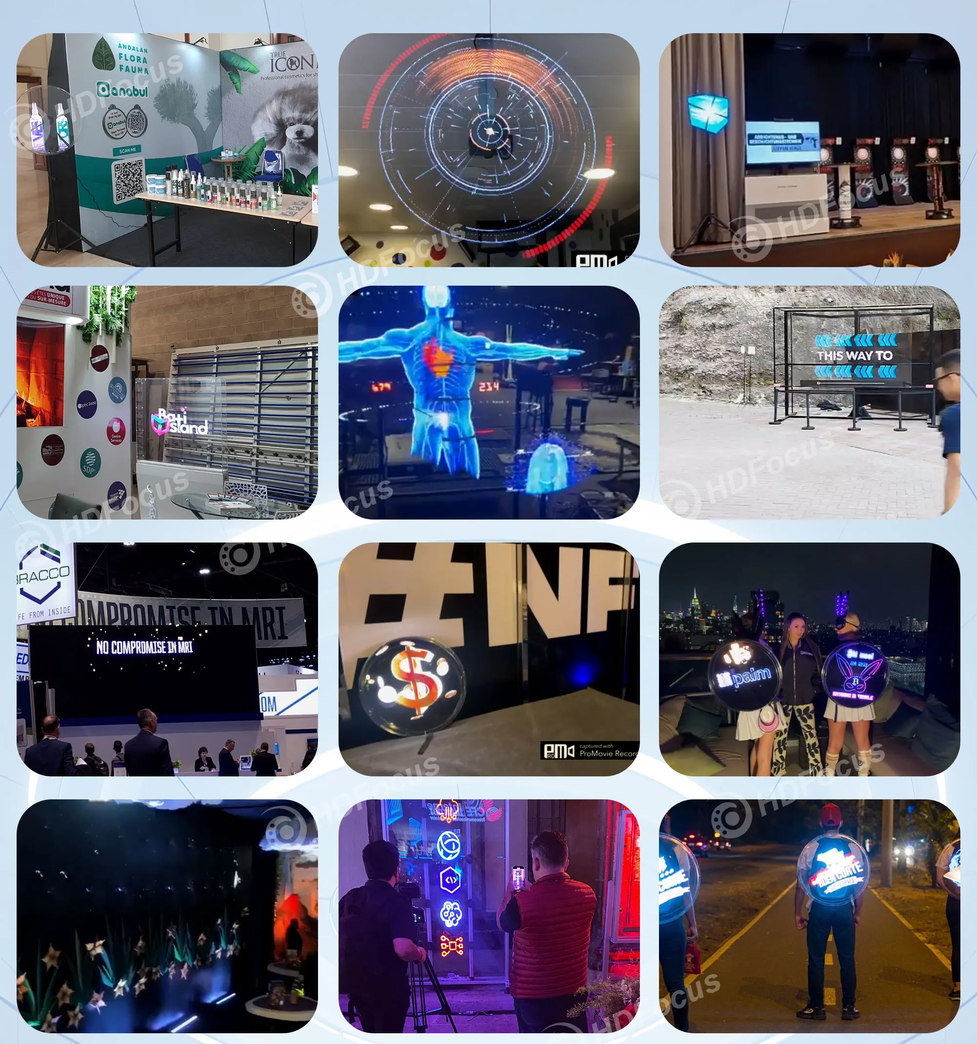 3D Hologram Fan Projector 75CM LED Projection Machine for Indoor Outdoor Advertising Education Medical Treatment OEM Available