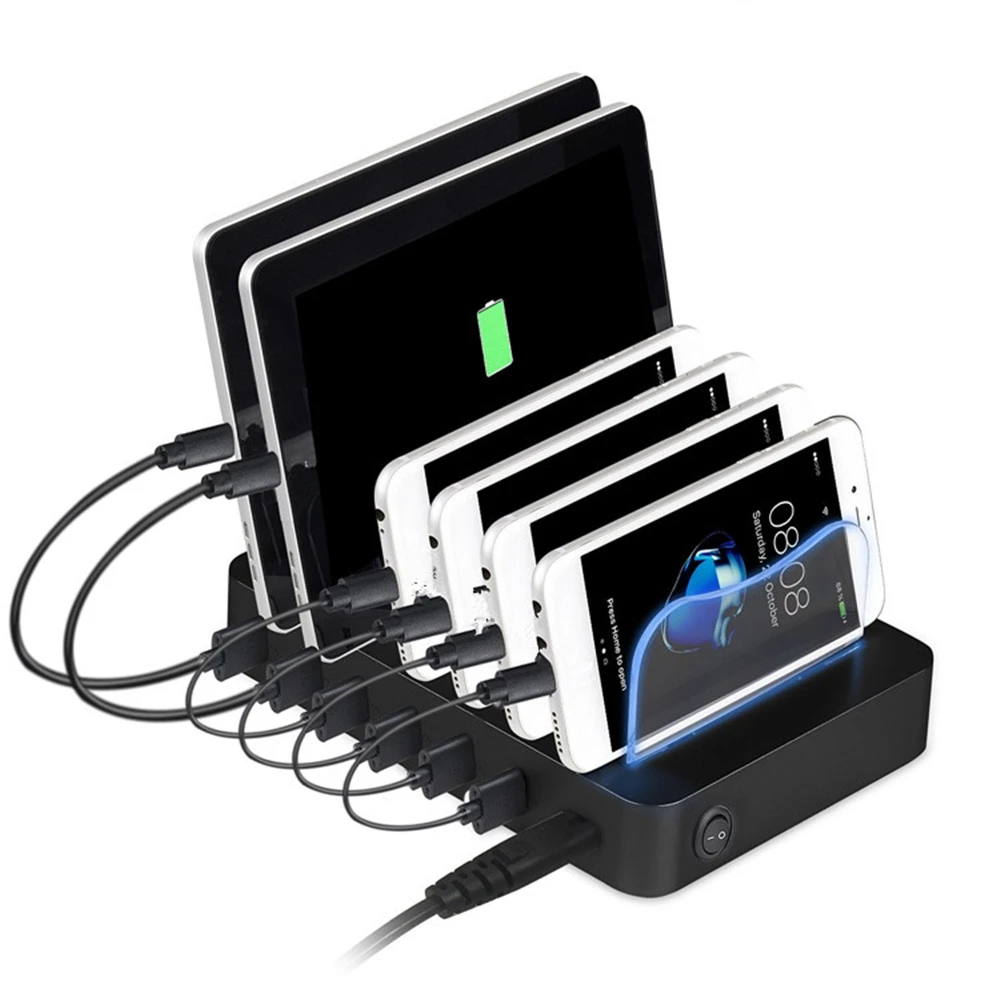 Оригинальное заводское Зарядное устройство usb на 6 портов 50 Вт 10 А настольная зарядная станция USB для Hercules Tuff нескольких устройств