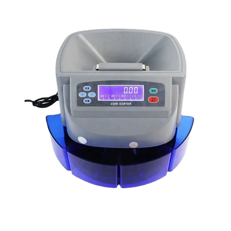 Super Electronic Plastic Coin Sorter and Counter Efficient Token Counting Machine