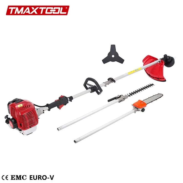 4 in 1 Multi Tools 52CC Engine Pole Chain Saw Hedge Trimmer Grass Trimmer Brush Cutter Machine