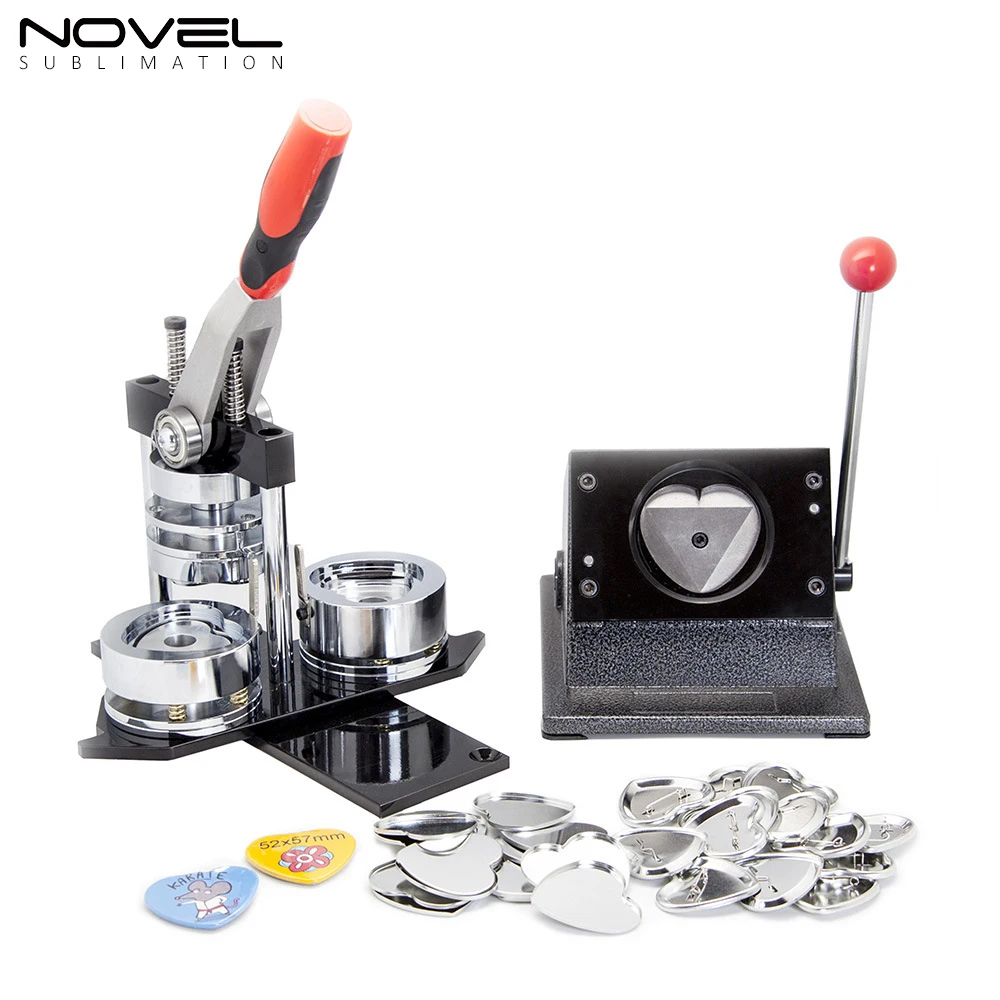 Button Making Children DIY Gifts Pin Maker Supplies Multiple Sizes Badge Punch Press Kit Button Maker Machine