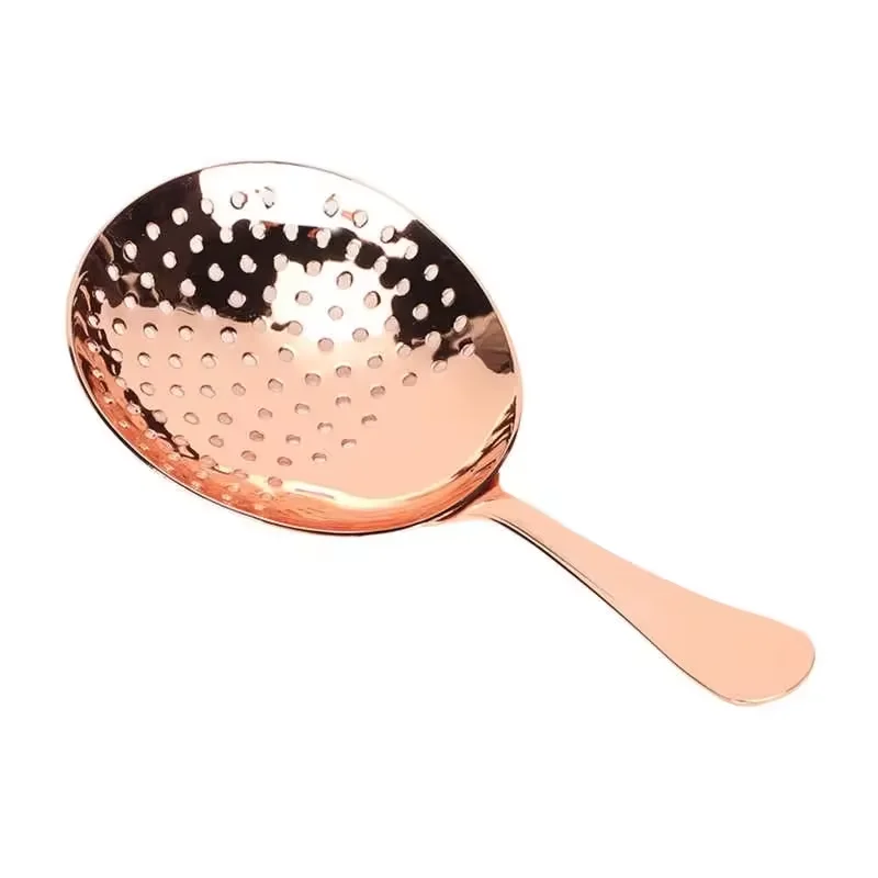 Metal Julep Strainers Cocktail Strainer Stainless Steel Cocktail Strainer Spoon for Cocktail Drinks Home or Commercial Bar Use