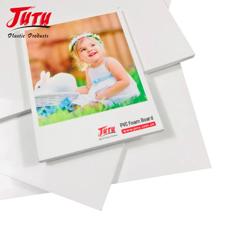 JUTU RTS 8x15inch 3mm thickness pvc foam board sheet A4 size white expanded pvc sheet