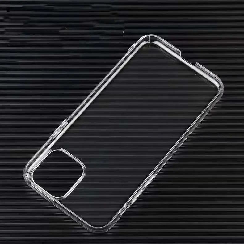 Transparent Clear PC Hard Case For iPhone 13 Mini 12 11 Pro Max X XR XS Max 7 8 Plus Crystal Phone Skin Cover