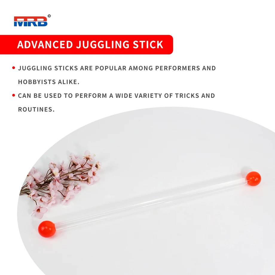 Outdoor Games Juggling Devil Sticks for beginners Transparent stick