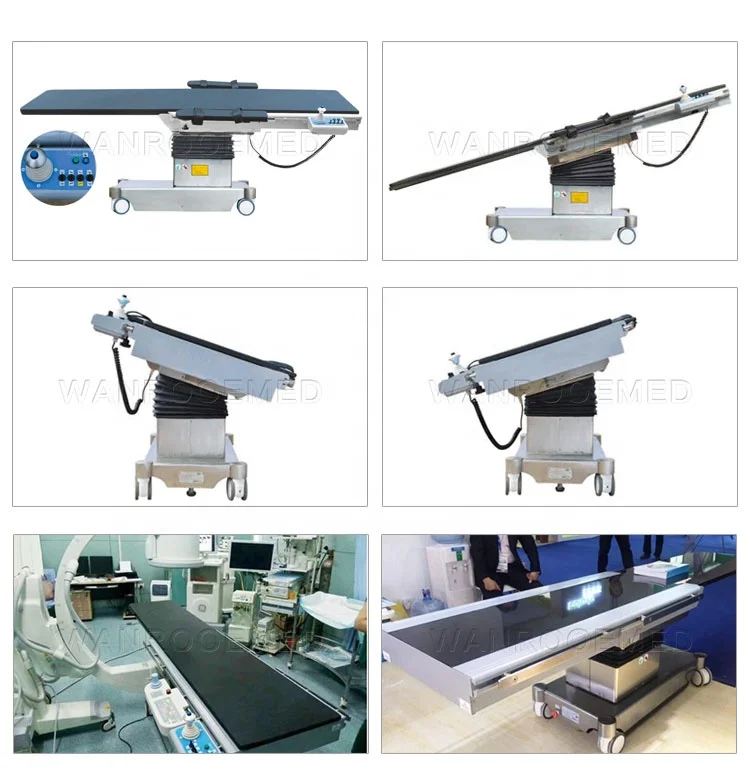 AOT901 Hospital Instrument Electric MRI C-arm Surgical Universal Operating Table Price