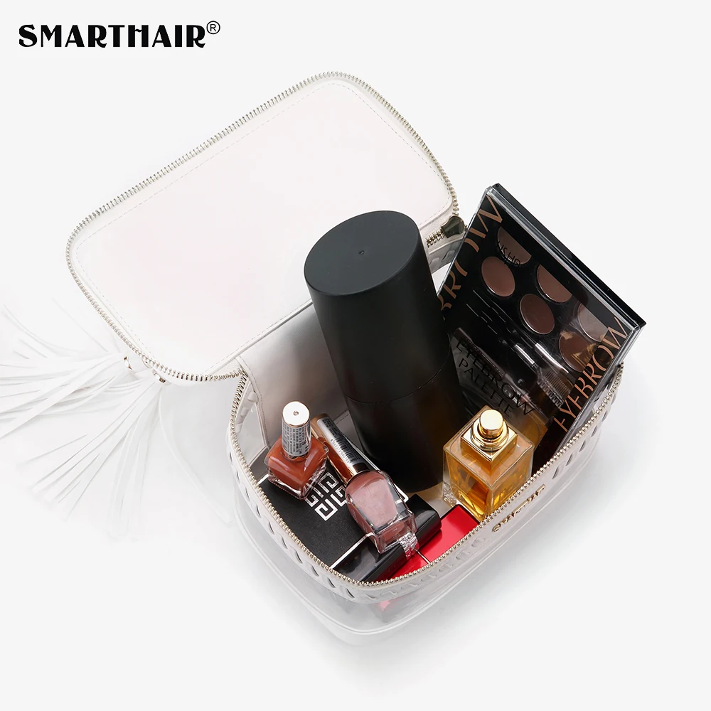
SMARTHAIR Custom Fashion Clear Small Jelly Transparent TPU Tote Handbag Satchel Woman 