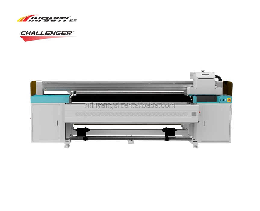 INFINITI FY-UV2200W Industrial UV belt Roll PVC film wall paper digital printing machine Inkjet Printer with I3200 printhead