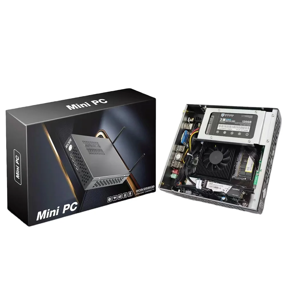 ELSA Desktop Mini PC Intel core cpu I3/I5/I7,8/16/32GB DDR4, 256/512GB 2.5 inch SATA WIFI Win11 for Home Business