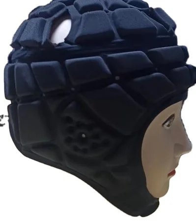 Oem Service Eva Polyester  Unisex Fashion Sports Headgear Rugby Helmet