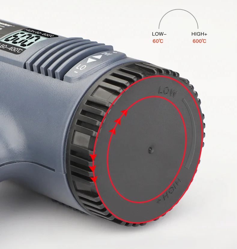 2000W Digital Adjustment Temperature Regulation Soldering Hot Air Blower Heat Air Gun Mini Hot Air Gun