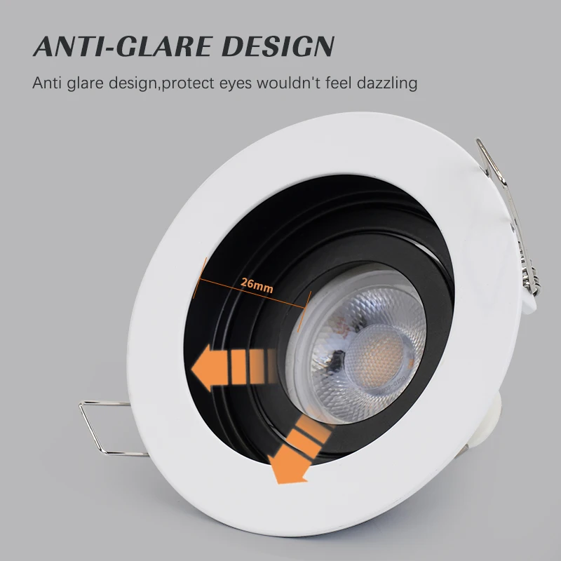 Recommended Goods Led Downlight Antiglare Down Spotlights Die-Casting Spotlight Recessed Mr16 50w Down light
