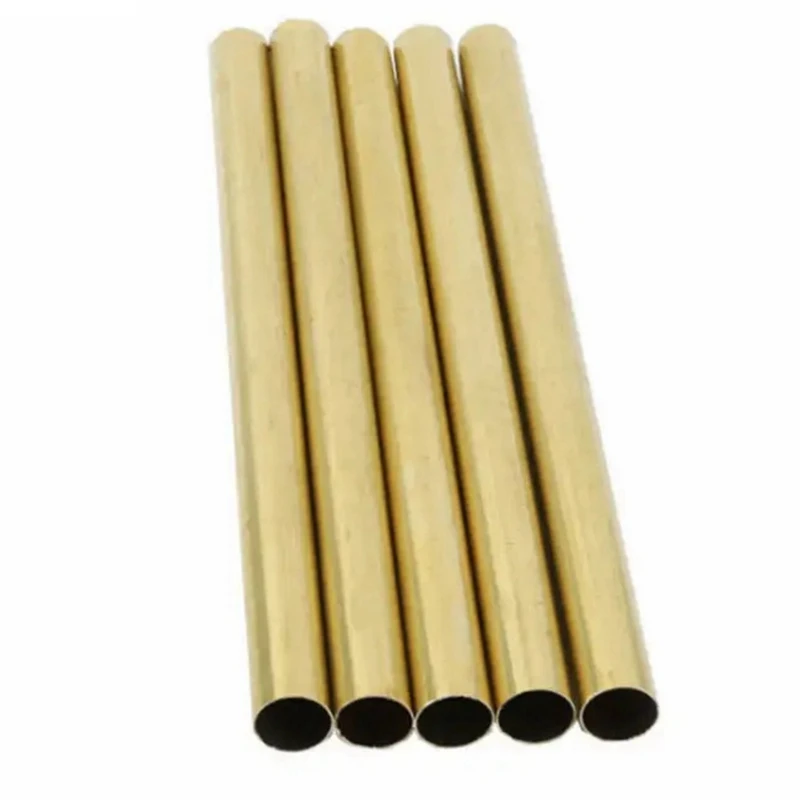 Roll Brass Tube 99% Pure Copper Nickel Pipe Hollow Copper Capillary Tube Oil Cooler Pipe for Condenser and Heat Exchangers