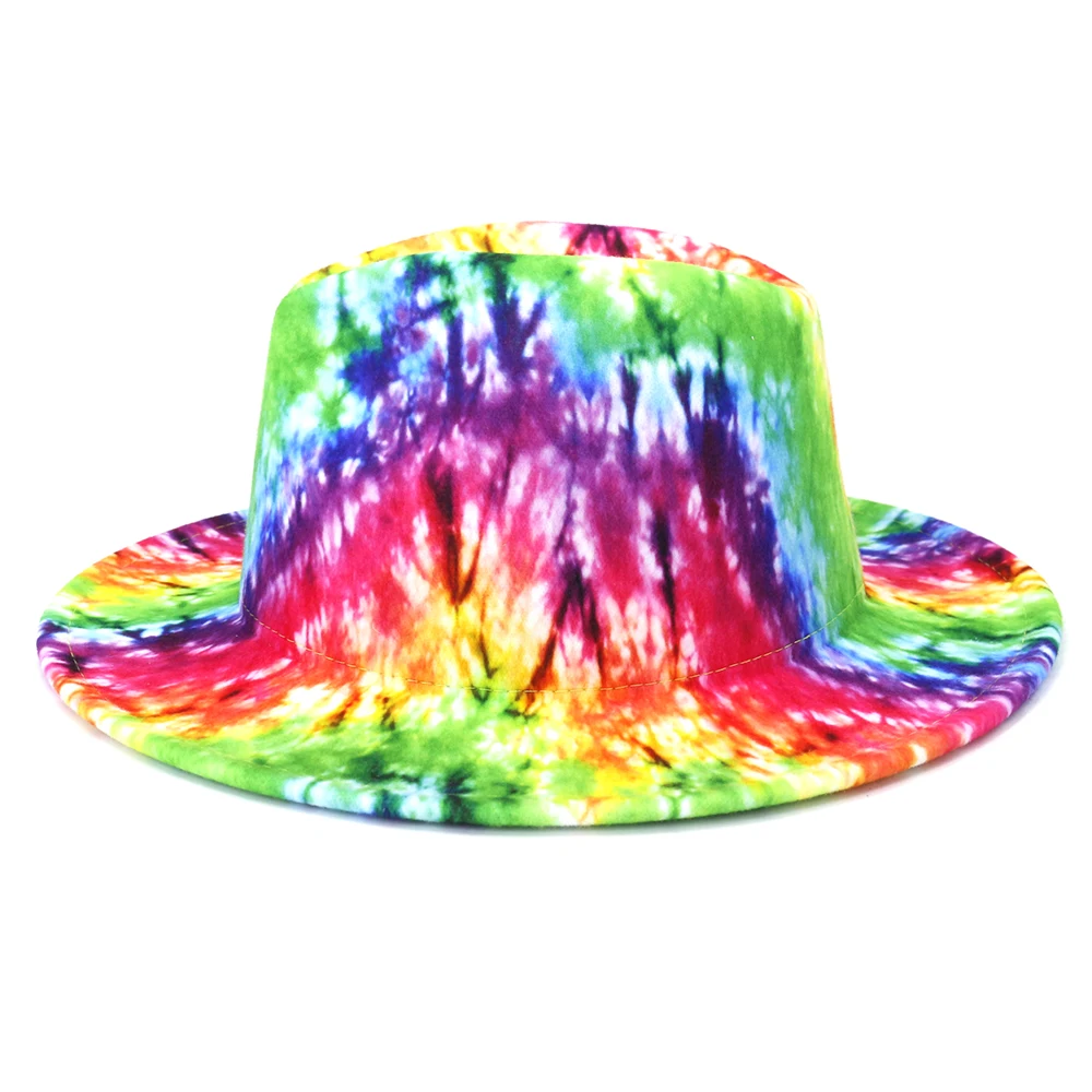 Factory Supply Custom Zebra Stripes Wool Felt Floppy Felt Wine Hat