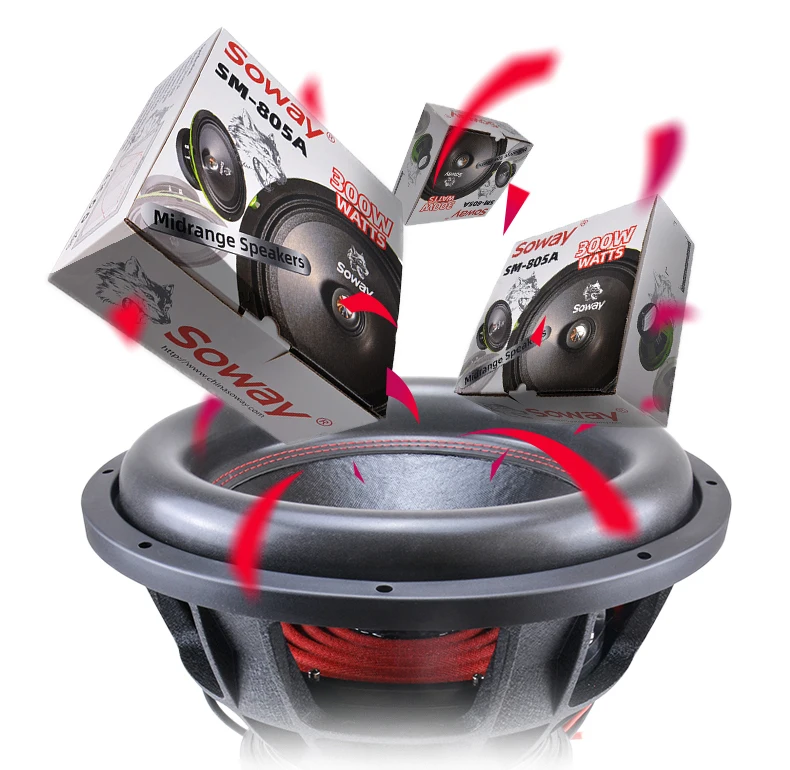 Soway OP-M SW15-37A SPL автомобильный сабвуфер высокого качества Автомобильный Динамик Мощный OEM/ODM 15 дюймов 2500 Вт Класс D усилитель