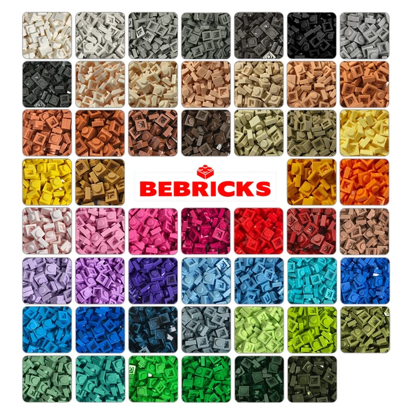 1*1 block Model kits Building block for kids 1x1 Toy bricks colorful building parts MOC brick model 3024 building sets
