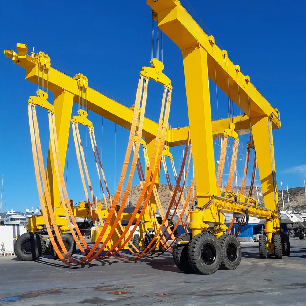 Custom Designed 200t Electric Marine Boat Lift Gantry Crane