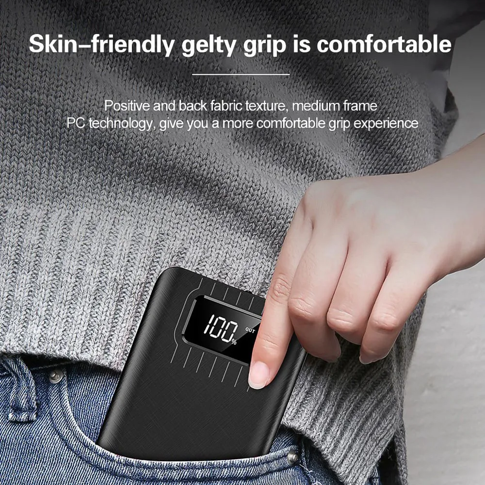 
Power Bank 20000mAh Portable Charger Dual USB Type C Powerbank External Battery 