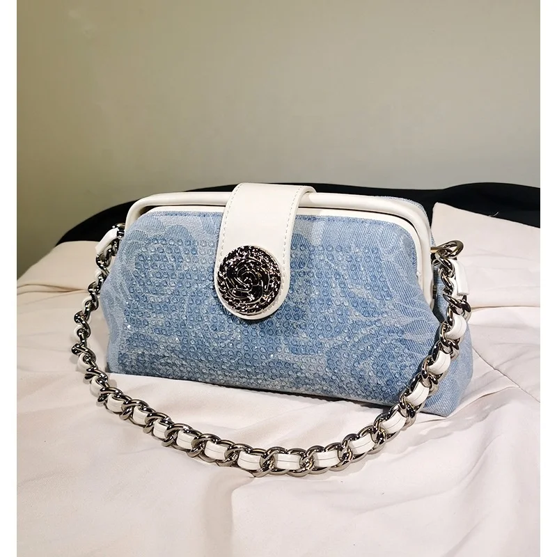 Custom Handbags For Women Luxury With Logo Diamond Party Evening Clutch Bag For Ladies