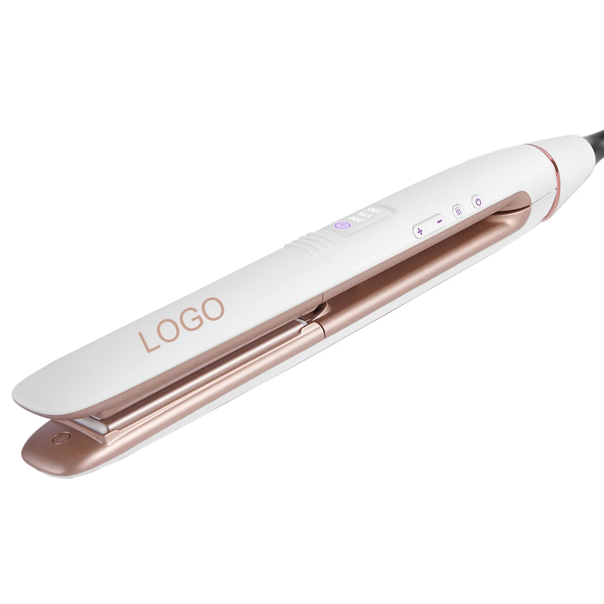 Выпрямитель для волос 2 в 1 профессиональный керамический титановый утюжок с ИК-излучением плойка анионами