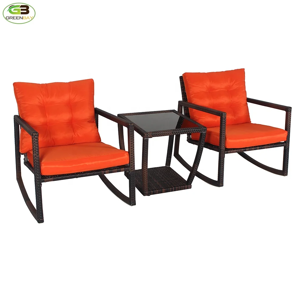 Cheap Modern Outdoor Garden Ratan Folding Furniture Sets Plastic Rattan Folding Chairs And Table