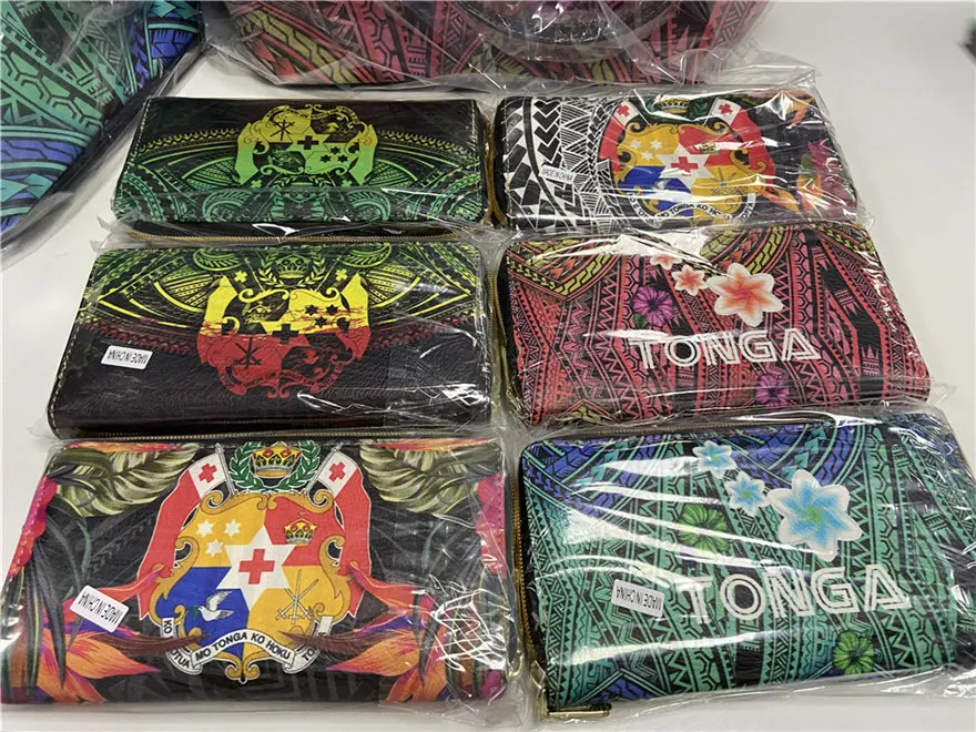 Crossbody Bag Women Summer 2022 Polynesian Tonga Leather Handbags for Ladies Luxury Shoulder Purse 2pcs Factory Wholesale Price