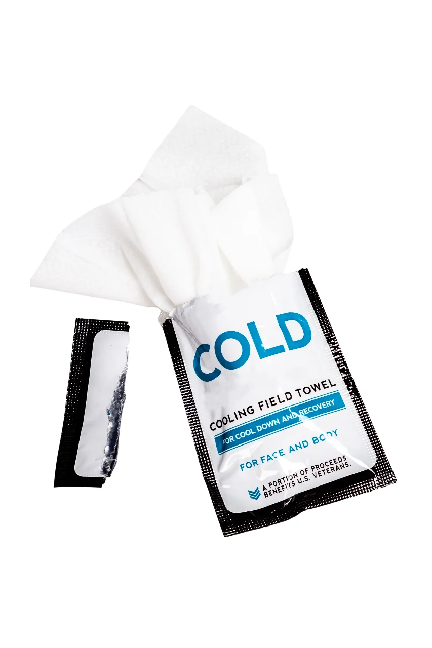 Single Packed Organic Aloe Vera Infused Sweat Cleaning Wipes Ice Effect Cooling Wet Wipes