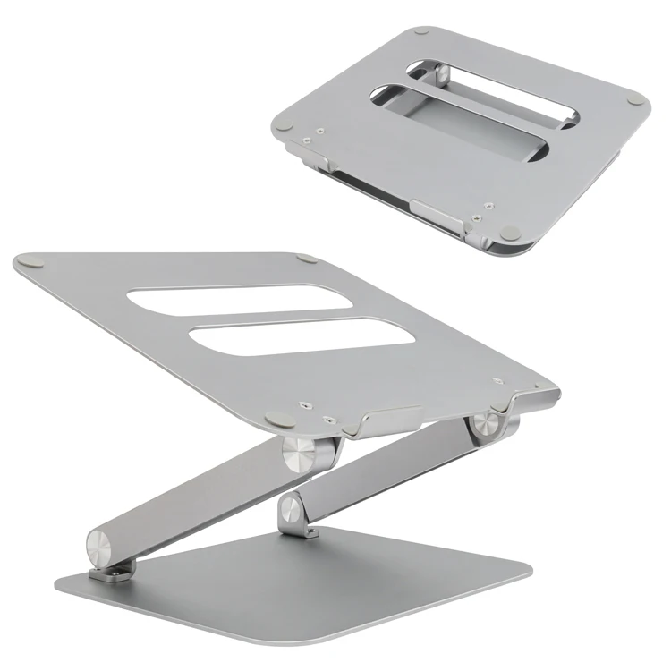 Great Roc OEM/ODM Home Office Mac Book Aluminum Holder Metal Laptop Stand Ergonomic Universal Laptop Stand Alloy Laptop Stand