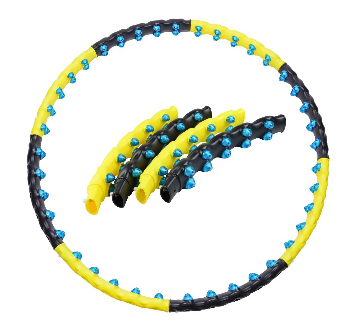 
fitness Hula hoops girl waist massage hoop ring WH002 magnet hula hoops for weight loss 