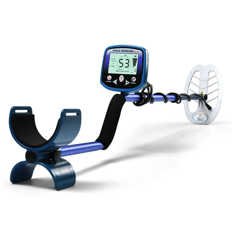 Professional Metal Detector for Adults High Sensitivity Gold Finder machine with  LCD Backlight Display Waterproof Search Coil