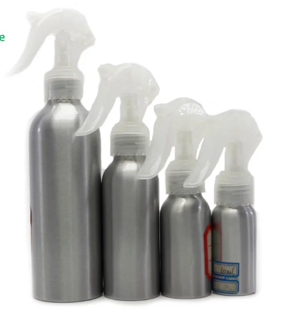 30ml 50ml 60ml 100ml 250ml gold coated uv aluminum bottle with aluminium screw top MAB-69C