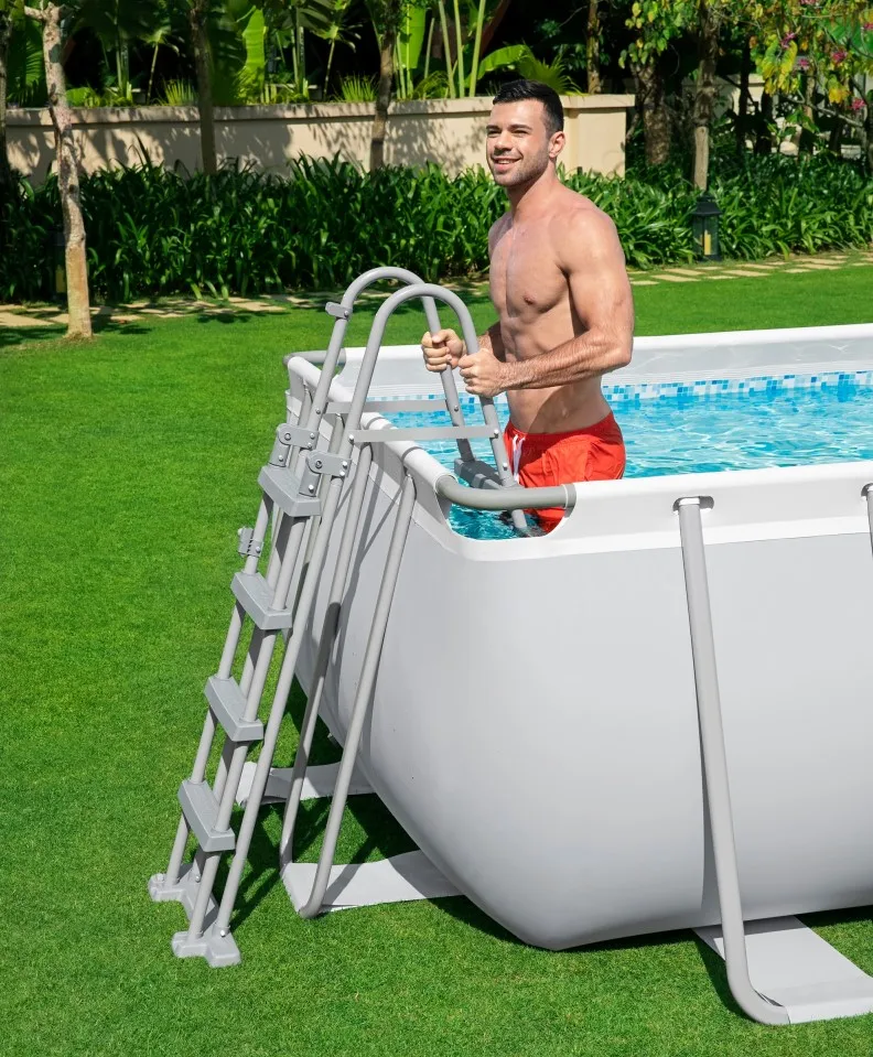 Bestway Outdoor Swimming Pool Size 56466 Size 549*274*122cm Frame Pool PVC * in Stock