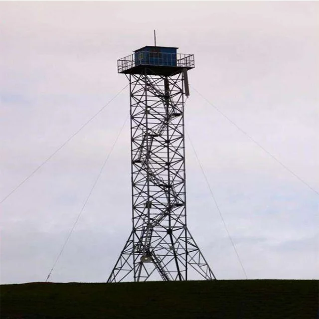 10-30m Hot dip galvanized pipe self-supporting angle steel Mountain Forest observation tower watch tower